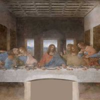 Leonardo da Vinci: Utolsó vacsora (1495-98, Santa Maria delle Grazie, Milánó)